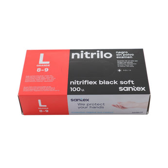 Disposable nitrile powder free L 8 1/2 - 9 - Milcotec